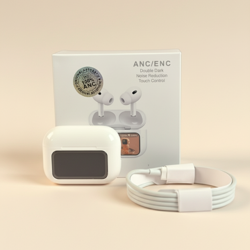 Touch Screen Display Airpods with ANC